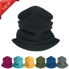 Winter Fleece Ski Neck Gaiter Warmer Half Face Mask Windproof for Cold Weather