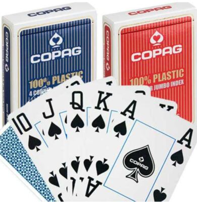 BICYCLE BEE COPAG POKER PLAYING CARDS SINGLE DECKS JUMBO STANDARD