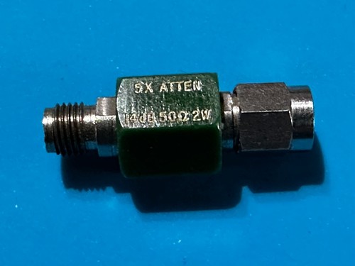 Tektronix 015-1002-0X attenuatore DC-18GHz 14dB SMA 5X 50 Ohm 1 W - Foto 2 di 4