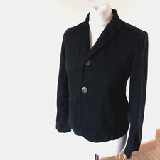 A.P.C. Blazer Button Cotton Canvas Jacket Size 38 8 10 UK Ladies