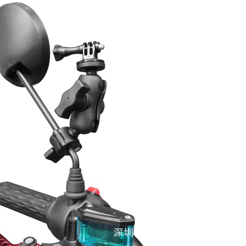 Camera Mobile Fixed Base 25MM Ball Head Rearview Mirror Base Motorcycle Bracket - Picture 5 of 11