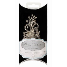 Broche strass collection mariée David Tutera - DT9033