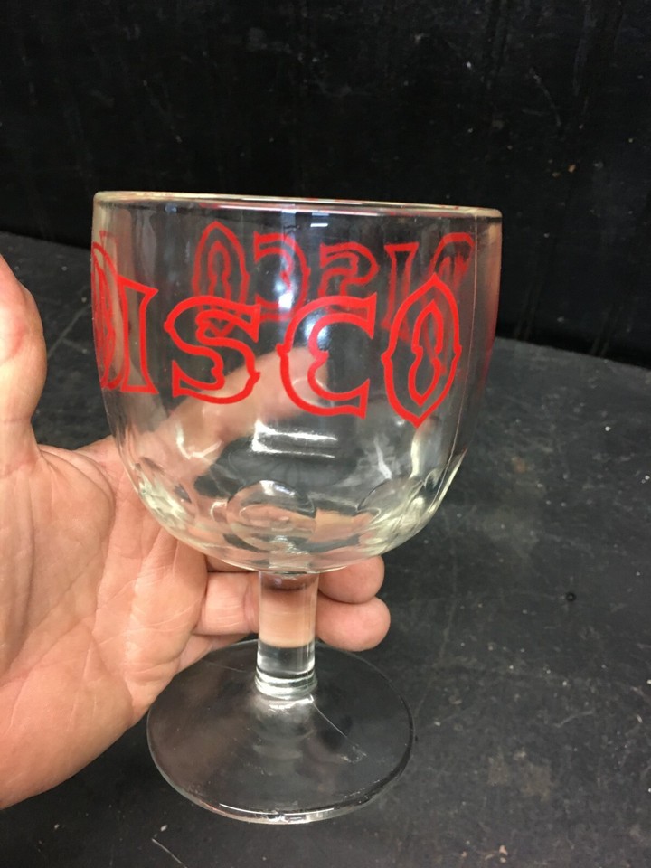 Vintage Thumb Print Drinking Goblet DISCO Dance Party 1970s eBay