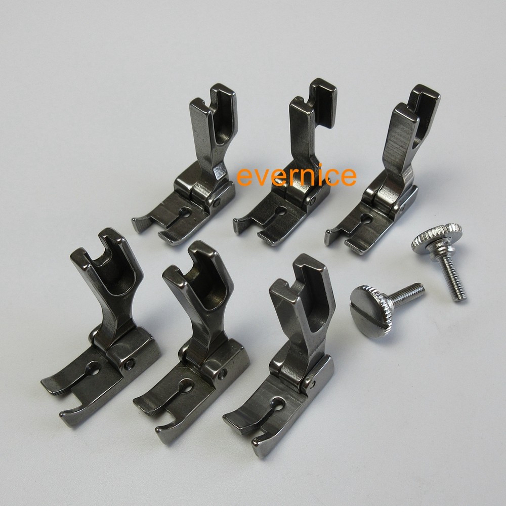 6 High Shank Hinged Right & Left Raising Feet 12463 For Industrial Sewing Machin