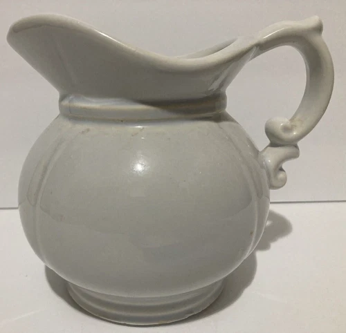 Vtg McCoy Pottery Farmhouse Blue Pitcher #7528 USA