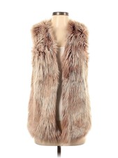 Nwt Dylan Women Brown Faux Fur Jacket Xs