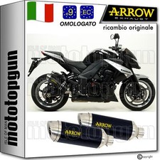 ARROW SCARICO + OMO THUNDER NERO KAWASAKI Z1000 Z-1000 2010 10 2011 11 2012 12