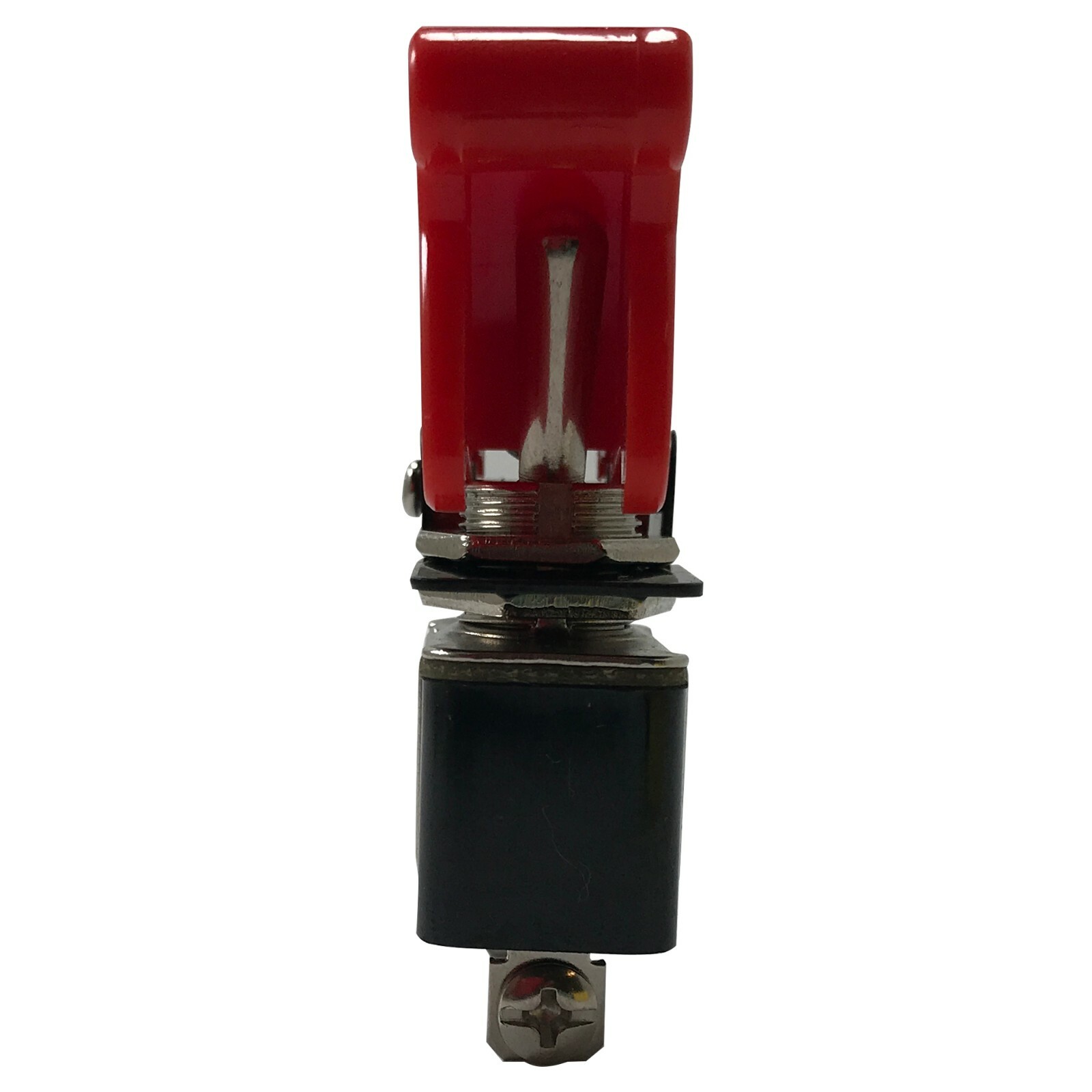 Heavy Duty On Off Metal Toggle Switch 25A 12V & Red Switch Flip Up ...