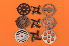 Kitchenaid Mixer food grinder replacement parts  All six discs plus 3 knives FGA