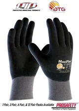 34-876 MaxiFlex Full Palm Coated Micro Foam Nitrile Grip PROTECTIVE WORK GLOVES