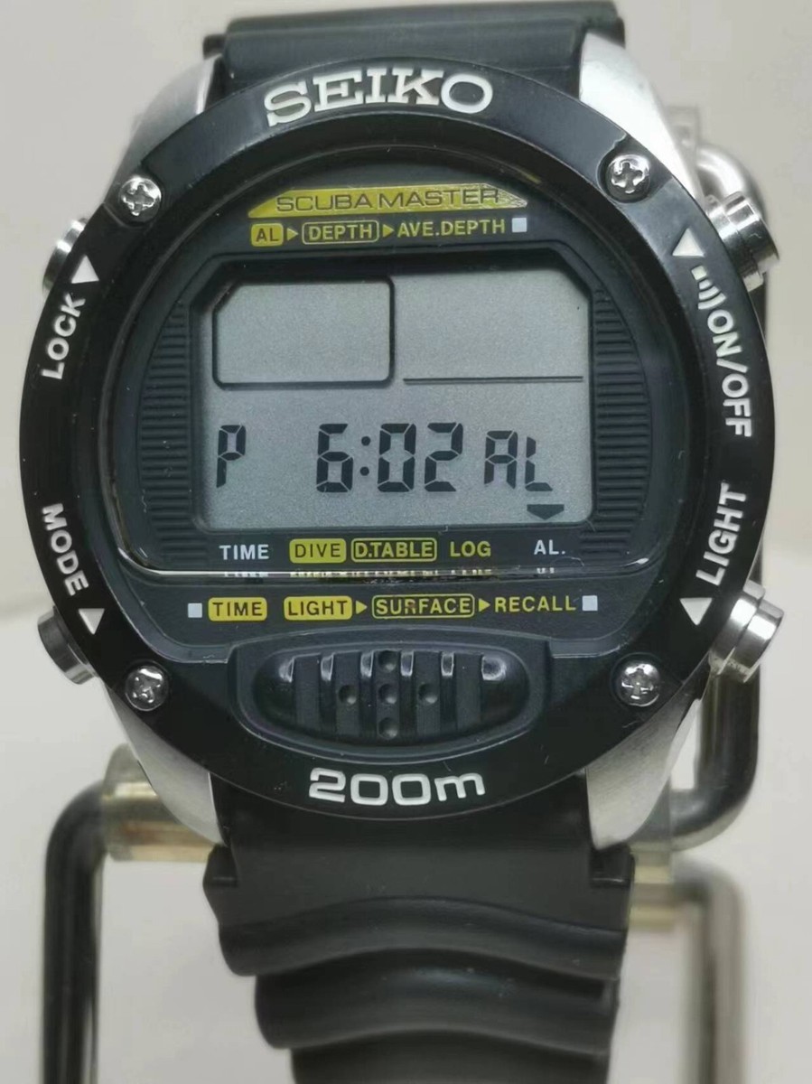 Seiko M705 - 5A00 SCUBA MASTER 200m vintage Digital Analog watch
