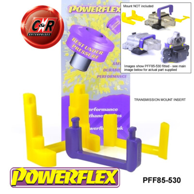 Powerflex Getriebe Einsatz Halterung für Seat Leon Mk2 1P 05 - 12 PFF85-530