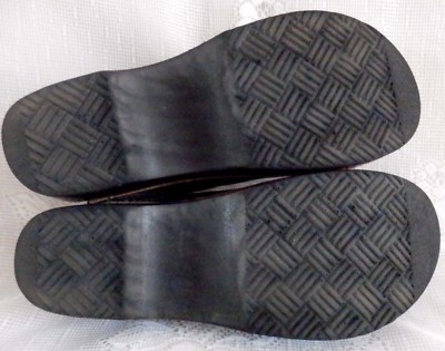 Sabots (Mules) Sven En Cuir Agrafé Style Camouflage - Taille 36 US 6 - Occasion Excellent état