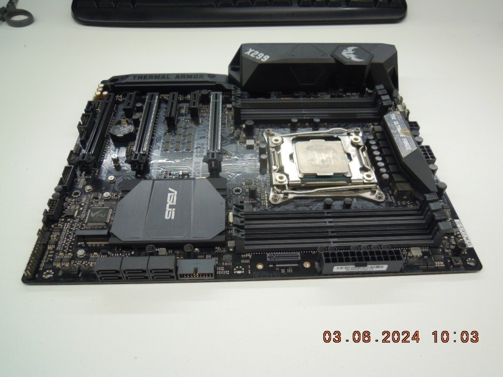 ASUS TUF X299 MARK 2 LGA2066 DDR4 Motherboard & i7-7820X * WINS 11