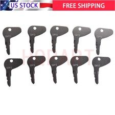 10pcs Ignition Keys 32412 H32412 35260-31852 Fit Kubota L2250 L3400 L3901 MX5000