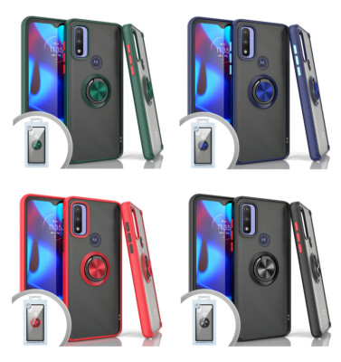 ESTH® Cover Per Motorola Moto G Power (2022) Custodia In Silicone A Antiurto 360°, Rugged Doppia Bumper Trasparente Case Integrale Cover Per Motorola Moto G Power (2022), Blu Scuro - Foto 9