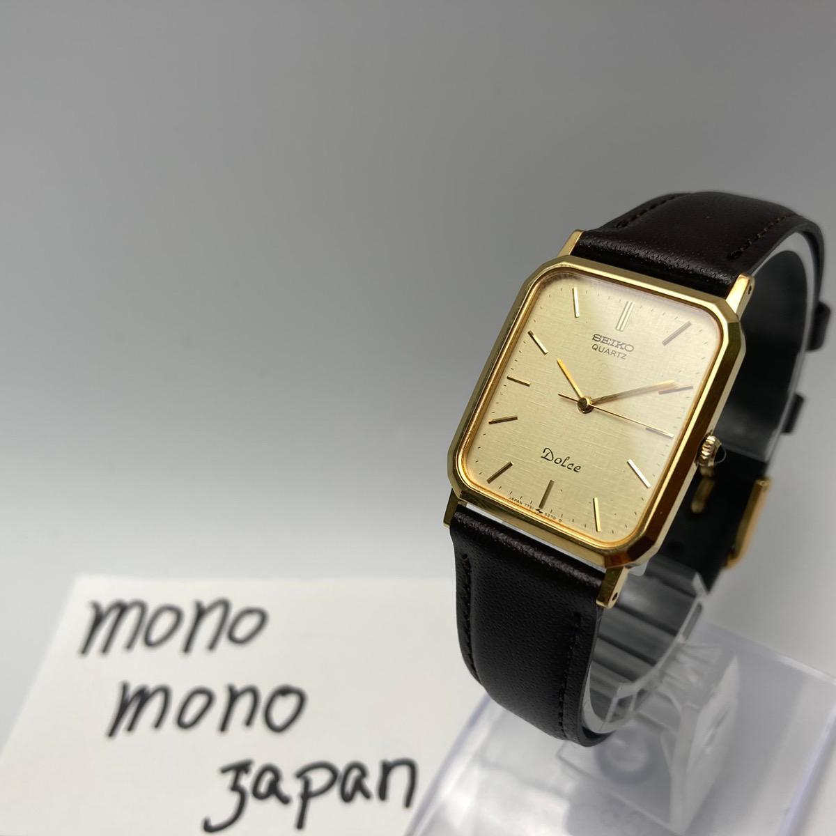 SEIKO DOLCE SGP30 金メッキ クォーツ腕時計 7731-5240 Excellent] Vintage SEIKO DOLCE 7731-5240 Gold SGP30 Quartz