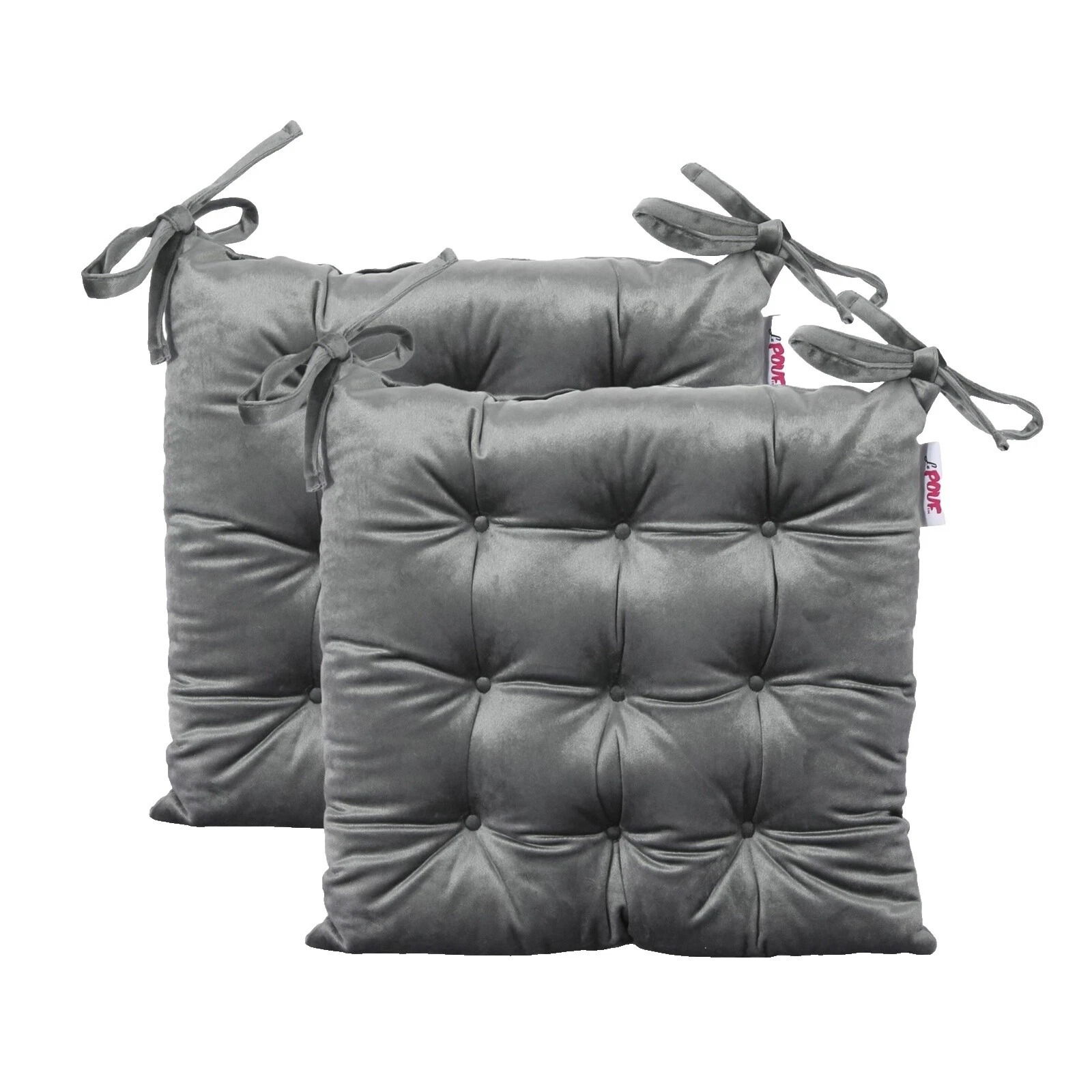 Velvet Square Back Cushion Home Décor Pillows