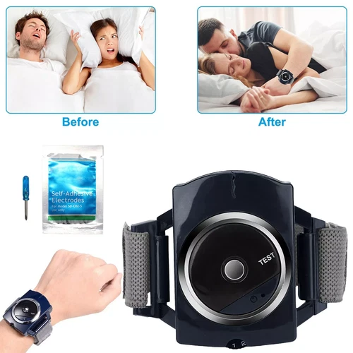 Anti-Snore Electronic Wristband Bracelet Watch Device Sleep Snoring Aid Tool US - Picture 8 of 10