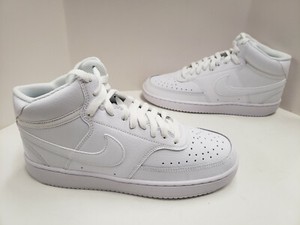 nike high top all white