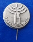 Israel Pin Badge "15th Anniversary of Independence" 1963 - Rare