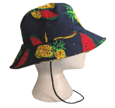 Fischerhut Wassermelone Ananas Obst Einheitsgröße
