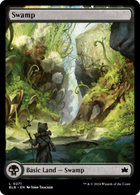 MTG LEB ベータ　Swamp 4枚セット x1 Swamp BLB Bloomburrow MTG 271 FULL ART BASIC LAND M/NM 1x | eBay