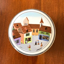 Villeroy & Boch Trinket Dish W/ Lid Design Naif Laplau4 Village Scene READ