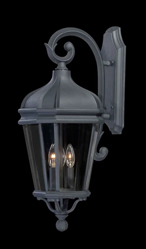 Minka Lavery Harrison 3 Light Outdoor Wall Mount, Coal - Picture 2 of 2