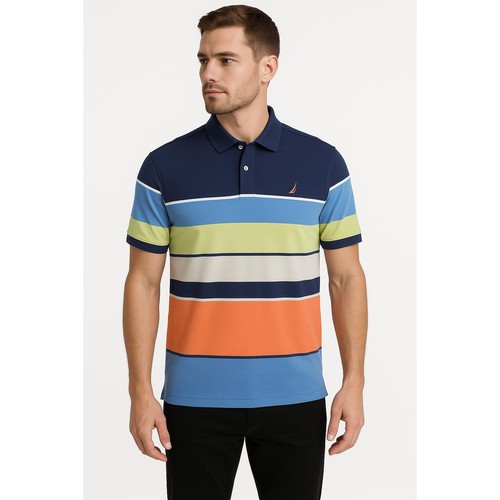 Nautica VDR 429 Herren Größe XL 100% Baumwolle Polo Mehrfarbig Golfshirt - Bild 2 von 10