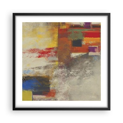 Wandbilder 50x50cm Poster Abstraktion die Farben modern Bilder Wanddeko