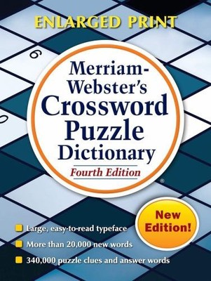 Merriam Webster's Crossword Puzzle Dictionary: Fourt...