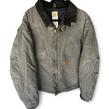 Grey Carhartt Detroit arctic traditional quilt lined jacket size 3XL