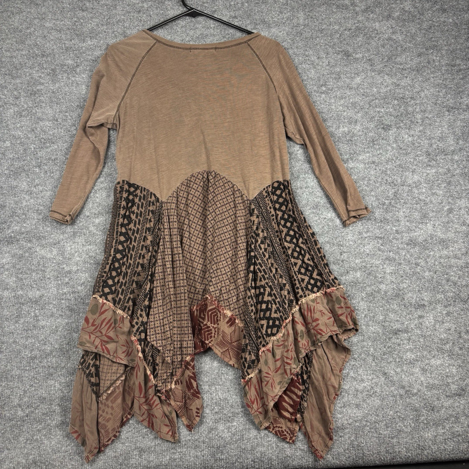 Indigo Thread Co Boho Patchwork Dress Womens M La… - image 3