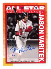 2025 TOPPS UPDATE 1990 ALL STAR  JASON VARITEK AUTO RED SOX