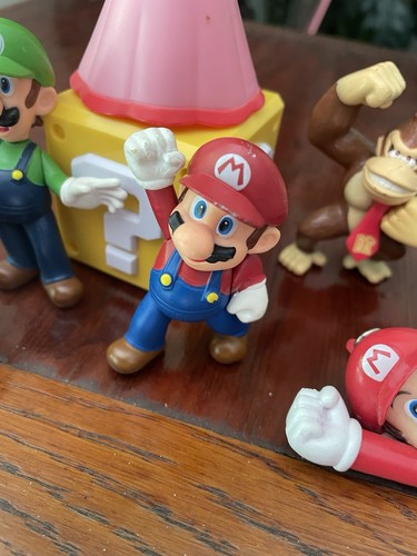 Lot 9 Nintendo Princess Peach Mario Luigi Bowser Yoshi Kong Figures Toy 3" Jakks - Picture 11 of 15