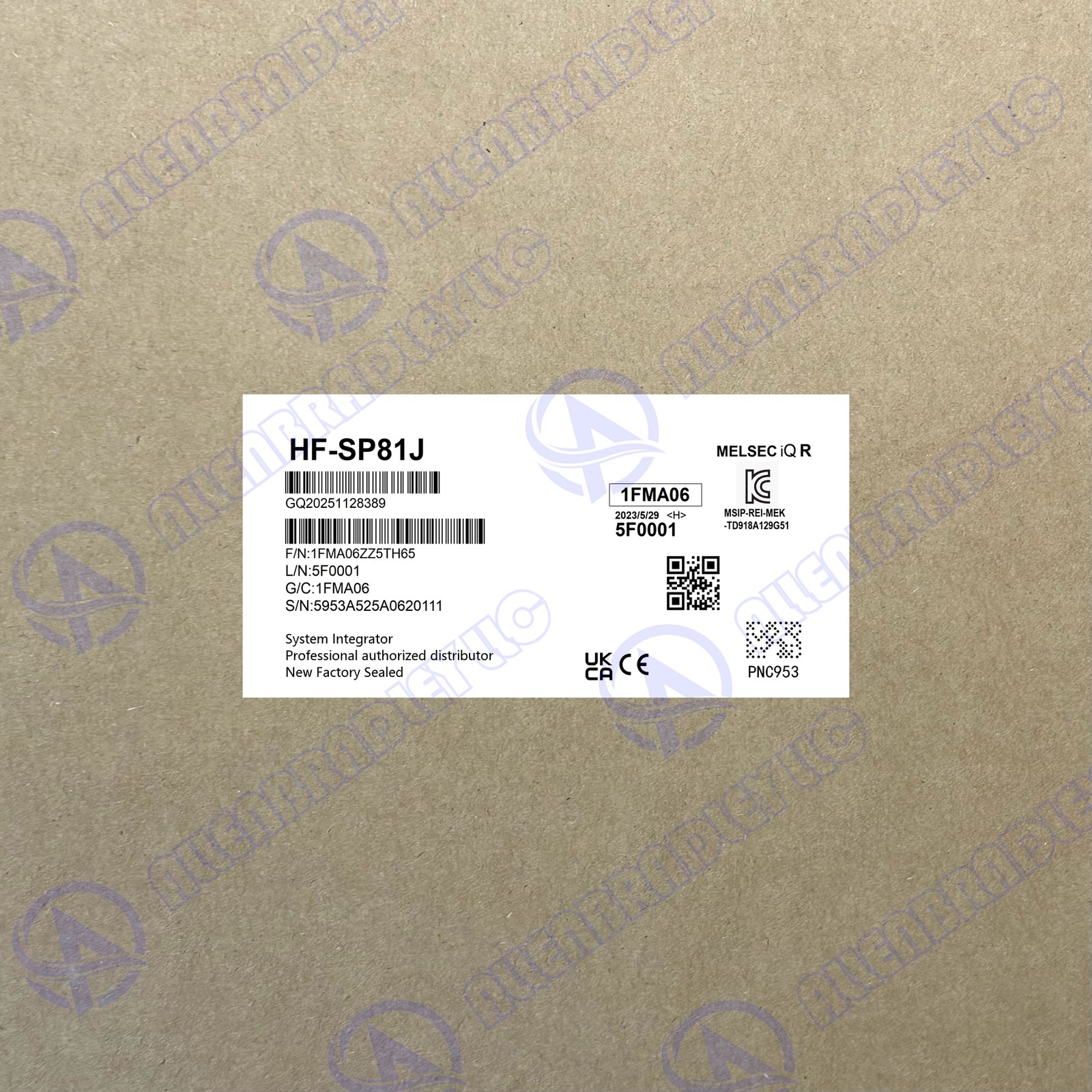 HF-SP81J Servo Motor Mitsubishi UPS Express HFSP81J  GQP0