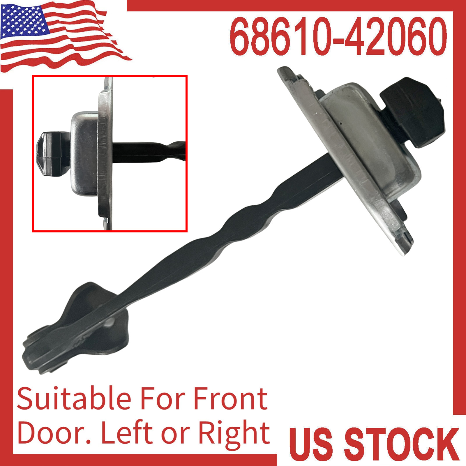 Front Door Check 68610-42060/68610-0R050 Fits For 19-23 Toyota RAV4 /RAV4 Prime