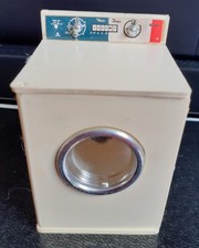 Vintage Dolls House Furniture Lundby Washing Machine 65 mm high Drum rotates