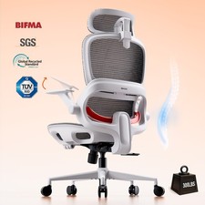 SIHOO B100 B&uuml;rostuhl Ergonomisch, Computertischstuhl, Klappbare Armlehnen