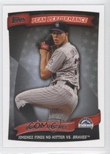 2010 Topps Update Peak Performance Ubaldo Jimenez #PP-108 fm0