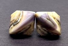 Handmade Lampwork Glass Beads from Murano Tamara Yarilo Brand 2 Pcs