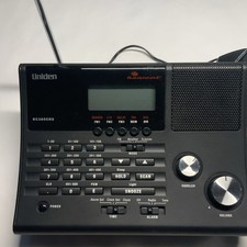 Uniden Bearcat BC365CRS Desktop Radio Scanner Clock Alarm Snooze Black