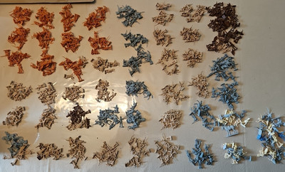 500+- Mixed Lot 1/72 Scale Soldiers ESCI Brand See Pictures/ Video!