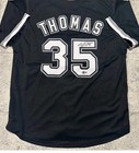 Frank Thomas Chicago White Sox Autographed Custom Style Jersey Beckett. XL