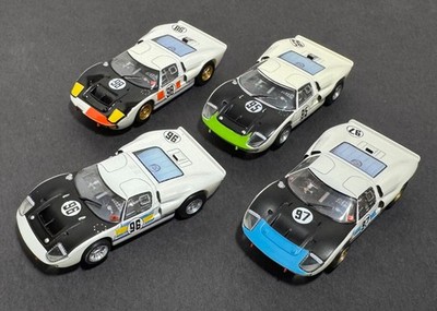 4pc AFX MEGA G+ Slot Car FORD GT-40 24 HOURS of DAYTONA #95 96 97 98  22056-22059