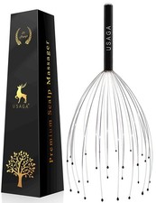 USAGA 28 Fingers Head Scratcher Head Massager Scalp Massager for Scalp Body Rela
