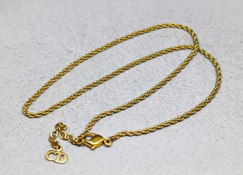 Collana Christian Dior colore oro 40444