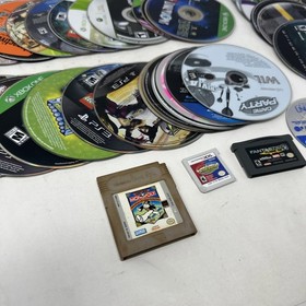 Disc Only Video Game Lot Of 80 Games UNTESTED Disc/Cart Only