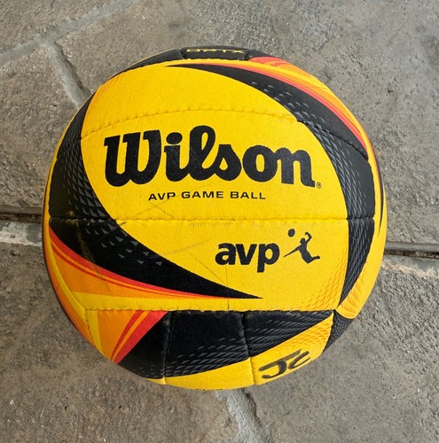 Wilson OPTX AVP Official GB Beach Volleyball - Black/Yellow